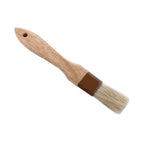 Wooden Bristle Pastry Brush – Flat Oil Basting Tool for Baking and Barbecue