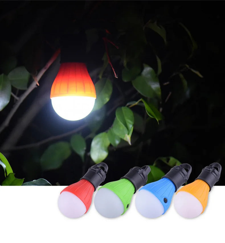 Portable LED Hanging Lantern – Soft Light Bulb for Camping and Fishing