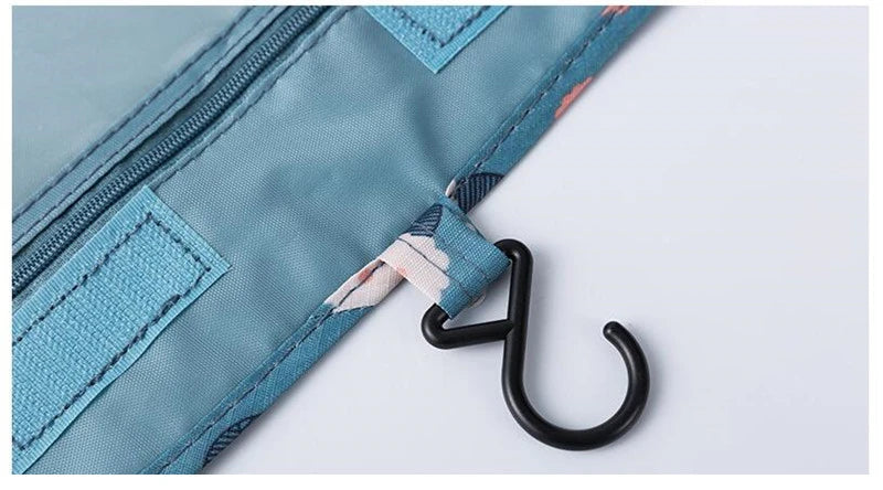 Waterproof Hanging Cosmetic Bag – Travel Toiletry Organizer for Women