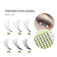 Easy Fanning Volume Lashes – Premium Matte Soft Extensions for Eyelash Artistry