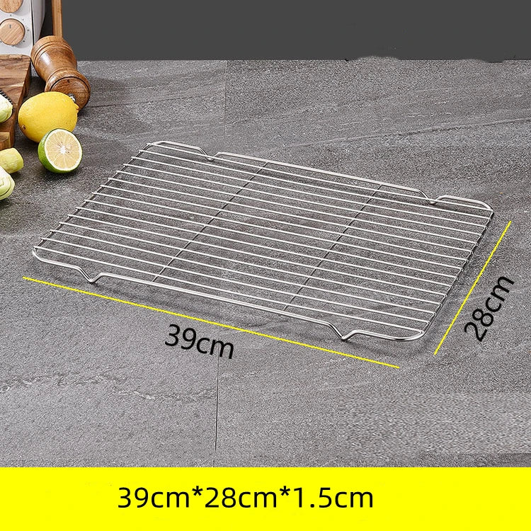 Stainless Steel Cooling Rack – Non-Stick Mesh Tray for Baking and BBQ