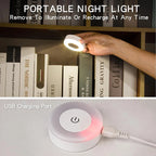 Portable LED Baby Night Light – Rechargeable Dimmable Lamp for Nursery