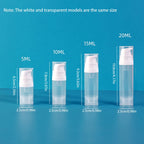 Portable Vacuum Pump Bottle – Refillable Travel Container for Cosmetics
