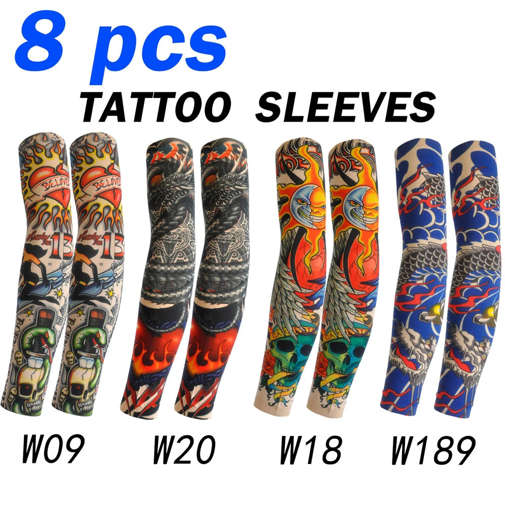 Tattoo Sleeves – Elastic Sun Protection for Outdoor Cycling and Sports