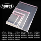 Self-Adhesive Cellophane Bags – Transparent Plastic Packaging for Jewelry Candy