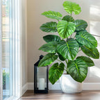 Artificial Tropical Leaf Plant – 60-103cm Potted Faux Greenery for Home Decor