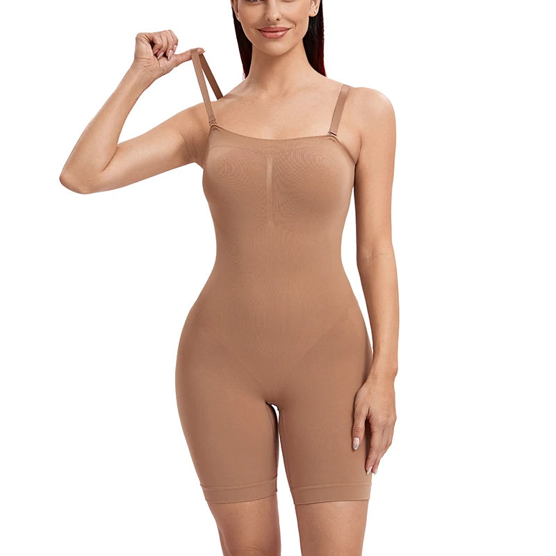 Strapless Shapewear Bodysuit – Tummy Control Body Shaper for Waist Training