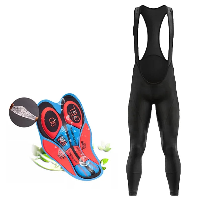 Padded Cycling Tights – Anti-Slip Gel Bike Pants for Mountain Biking