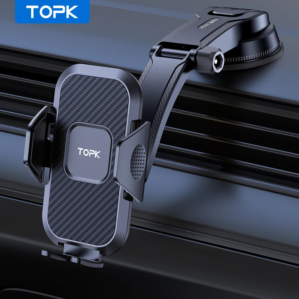 Dashboard Phone Mount – Sturdy Adjustable Stand for Car Navigation
