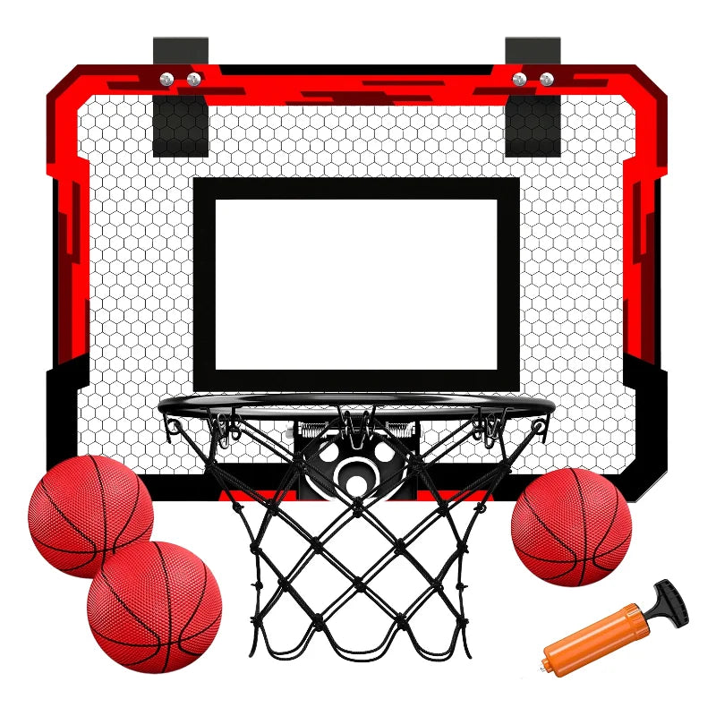 Wall-Mounted Basketball Hoop – Indoor Training Toy for Kids Outdoor Play