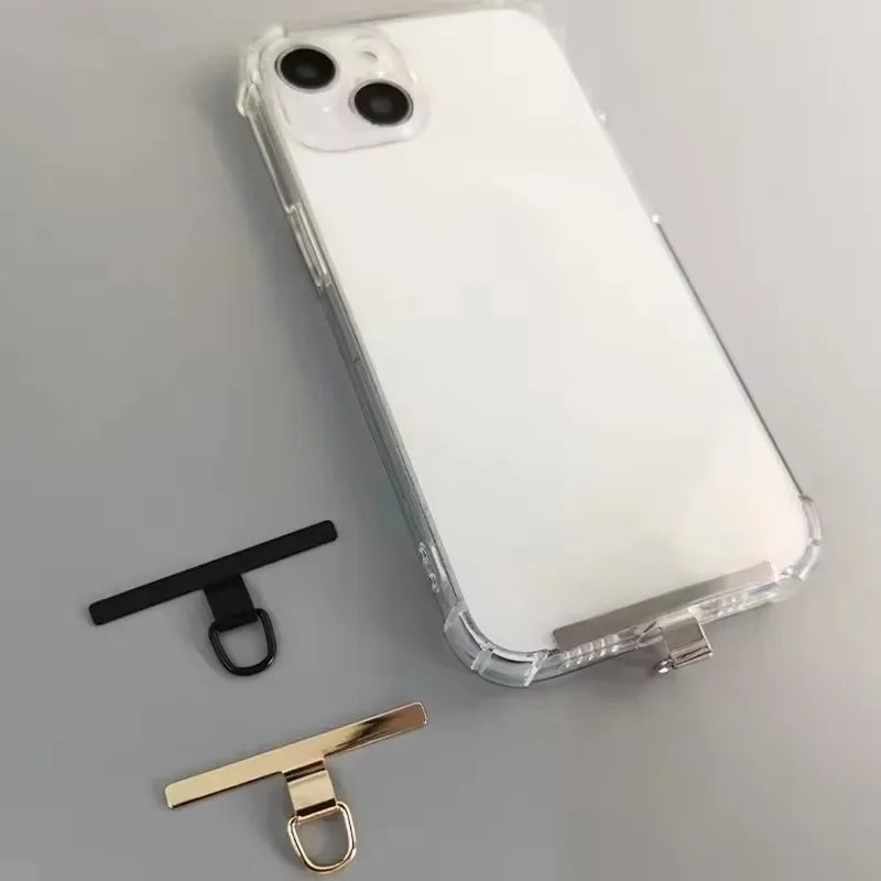 Stainless Steel Phone Tether Patch – Ultra-Thin Lanyard Connector for Safety
