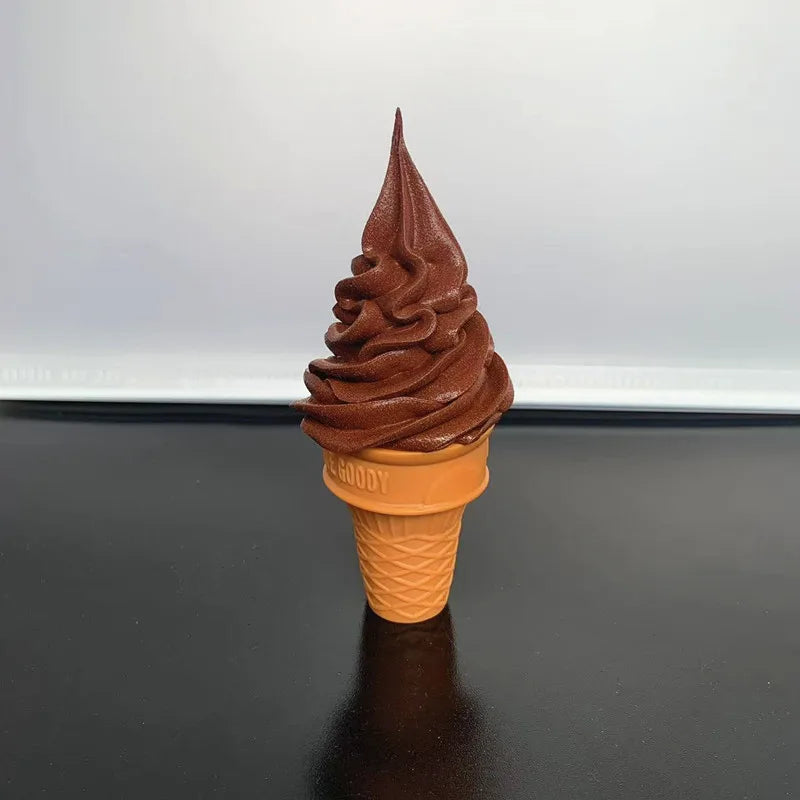 Realistic 15cm Fake Ice Cream Cake – Decorative Prop for Shop Cafe Photography