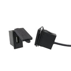 Waterproof USB Car Charger – 2.4A Power Socket for Motorcycle RV and Boat