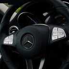 Steering Wheel Button Trim – Decorative Stickers for Mercedes Benz Interior
