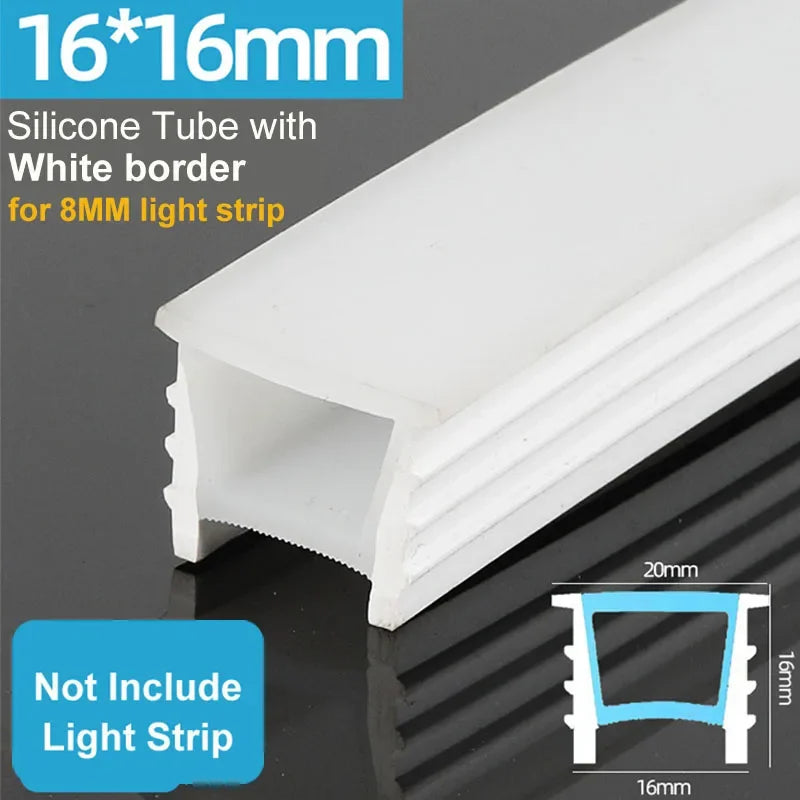 Silicone LED Neon Channel – Flexible Waterproof Housing for COB Strip Lights