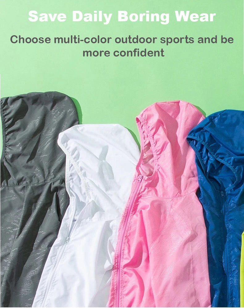 Waterproof Hiking Jacket – Unisex Quick Dry Windbreaker for Outdoor Trekking