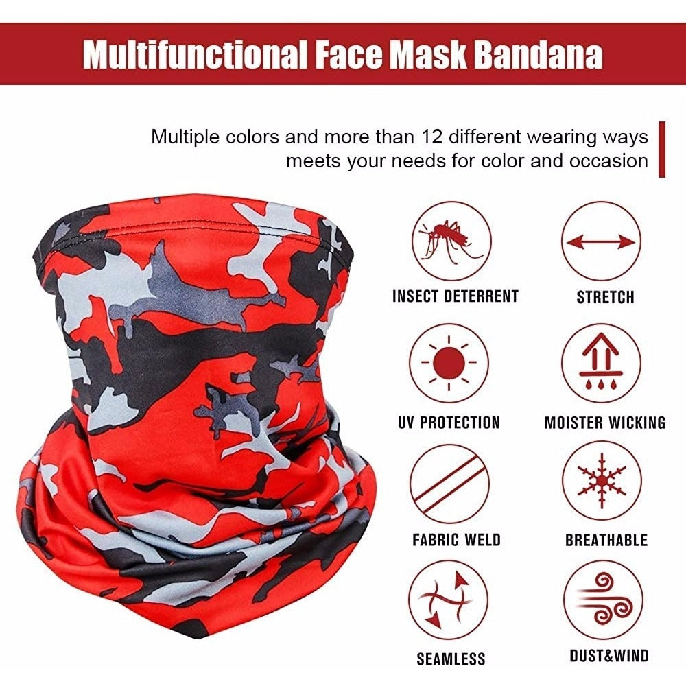 Ice Silk Turban Bandana – UV Protection Neck Mask for Outdoor Cycling Hiking