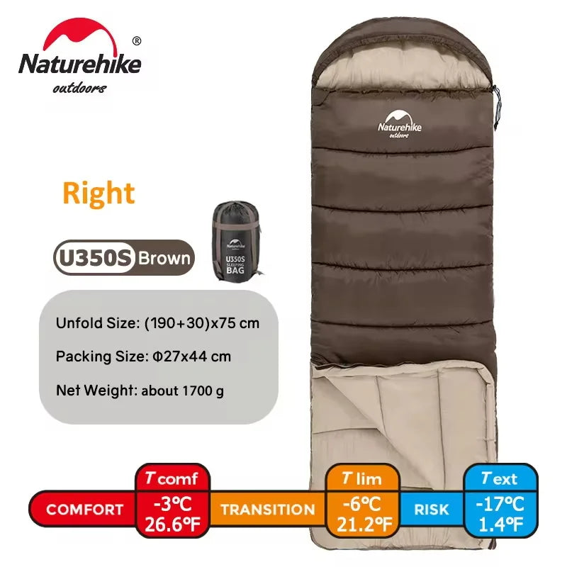 Ultralight Cotton Sleeping Bag – Waterproof Winter Gear for Outdoor Camping