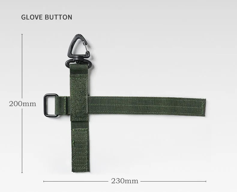 Nylon Safety Glove Hook – Durable Clip for Outdoor Camping and Climbing