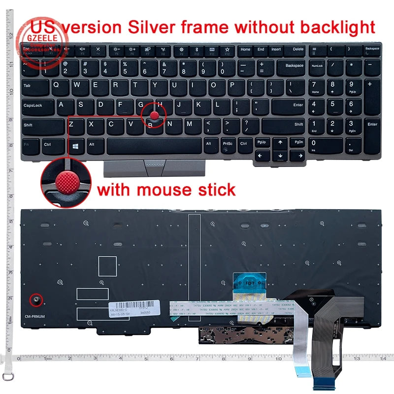 Replacement Laptop Keyboard – English US/RU for Lenovo ThinkPad Series