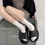 Women Mid Length Cotton Socks – Soft Breathable Casual Daily Wear