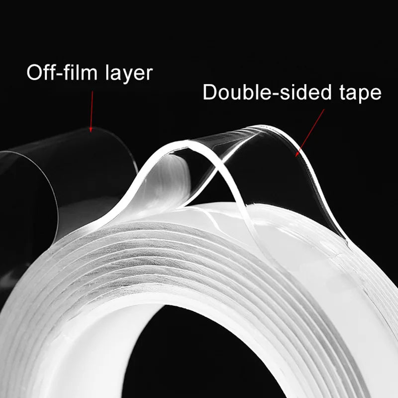 Double Sided Nano Tape – Waterproof Traceless Adhesive for Home Repair
