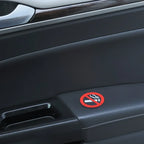 No Smoking Warning Decal – Adhesive Safety Sign for Cars and Home