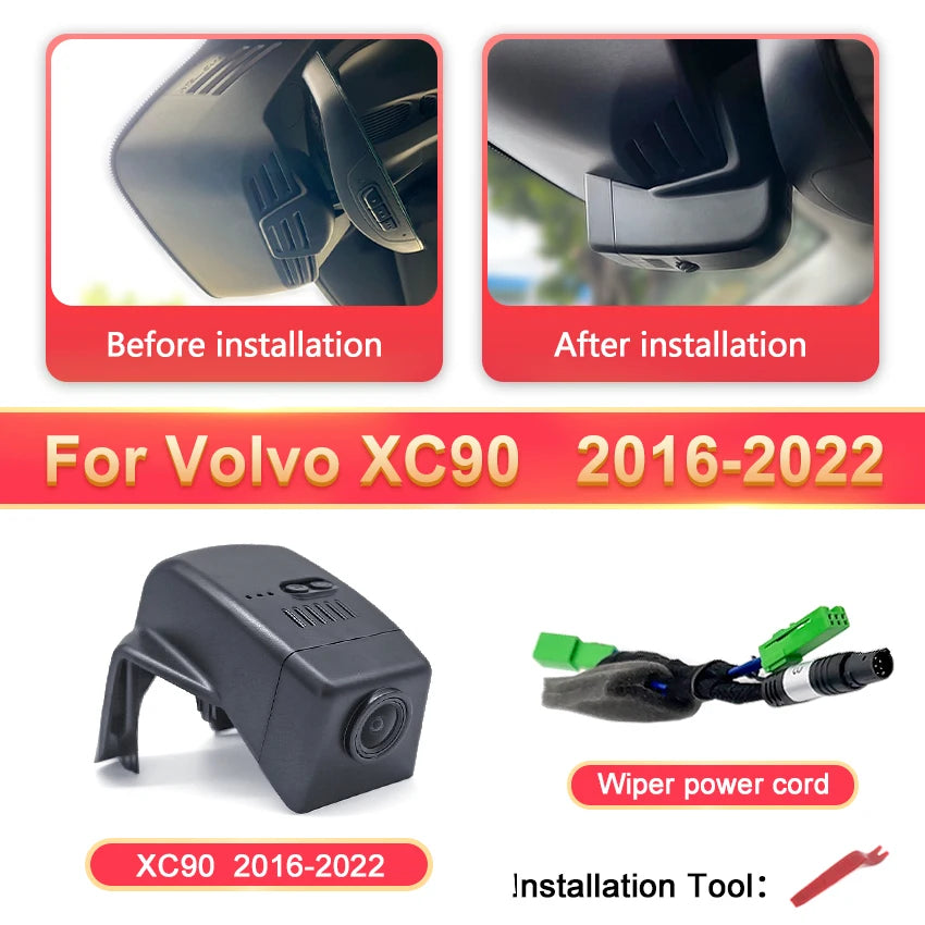 4K Ultra HD Dash Cam – Vehicle DVR Video Recorder for Volvo and Polestar