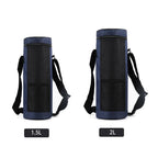Insulated Oxford Water Bottle Bag – 1L/2L Pouch for Hiking and Summer Travel