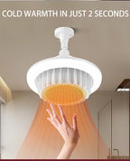 Electric Heater Ceiling Light – Remote Controlled Warm Air for Winter Home