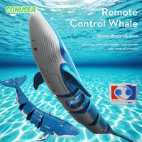 RC Whale Shark Submarine – Remote Control Diving Boat Toy for Kids Pool Play