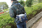Multi-Pocket Fanny Pack – Water Bottle Holder for Outdoor Hiking and Cycling