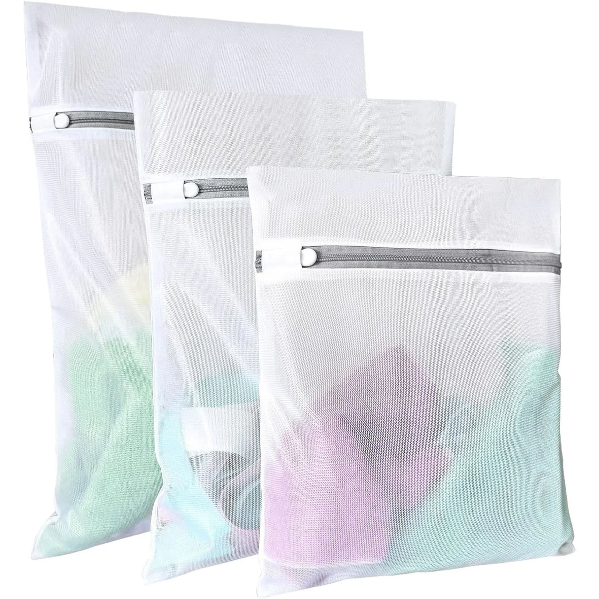 Mesh Laundry Bags – Sturdy Zippered Wash Pouches for Delicate Clothing