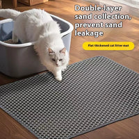 Waterproof Cat Litter Mat – Non-Slip Sand Trapping for Indoor Kittens