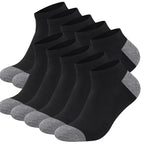 Color Block Boat Socks – Breathable Low Cut Ankle Socks for Men