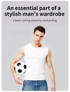 Cotton Sleeveless Compression Vest – Men's Athletic Shirt for Gym Fitness