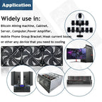 120mm High Speed Cooling Fan – 3000RPM Chassis Radiator for Server Workstations