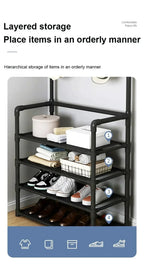 Multi-Layer Shoe Rack – Floor-Standing Organizer for Entryway and Closet Storage