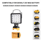 4in LED Cordless Spotlight – Portable Work Light for Camping and Fishing