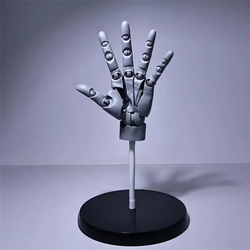 Articulated Wooden Hand Model – Posable Sketching Figurine for Artists