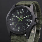XINEW Nylon Band Quartz Watch – Military Casual Wristwatch for Men