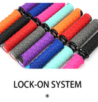 Silicone MTB Lock-On Grips – Anti-Slip Shock Absorbing Handles for Downhill