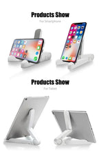 Foldable Tablet Stand – Adjustable Desktop Holder for iPad and Smartphones