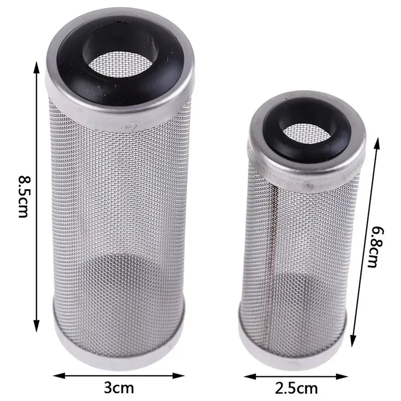 Stainless Steel Mesh Filter Guard – 12/16mm Inlet for Aquarium Tanks