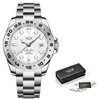 Luxury Steel Quartz Watch – Waterproof Military Sport Accessory for Men