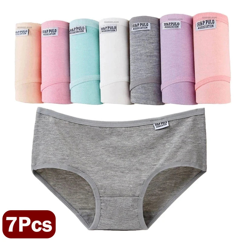 Cotton Brief Panties – Plus Size Women's Sexy Underwear for Daily Comfort