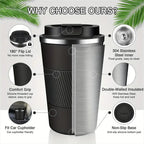 Stainless Steel Vacuum Insulated Mug – Leak-Proof Travel Cup for Outdoor Sports