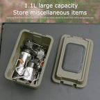 Portable Outdoor Napkin Storage Box – 1.1L Organizer for Camping and Picnic