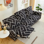 Printed Elastic Recliner Cover – Stretch Slipcover for Living Room Furniture