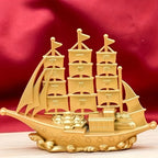 Metal Sailboat Ornament – Nautical Decor for Home and Office Desktop